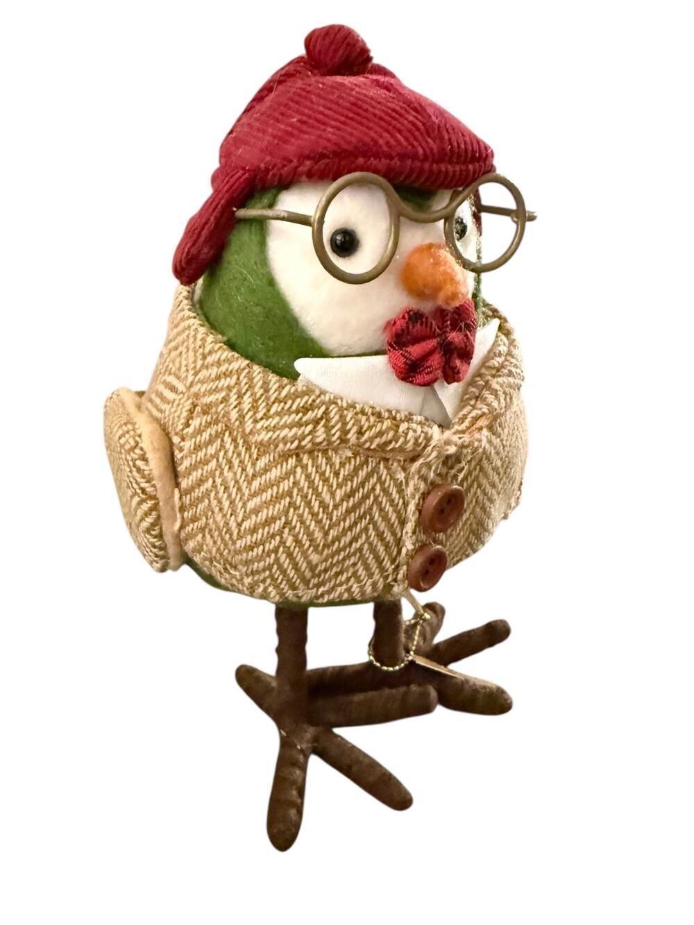 Target Spritz 2017 Featherly Friends QUINCY Fall Harvest Fabric Bird Figurine